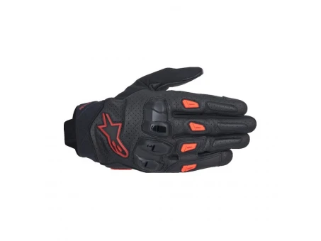 Mănuși moto de vară din piele ALPINESTARS SP X 7 - Negru/Rosu | 3560625/1487