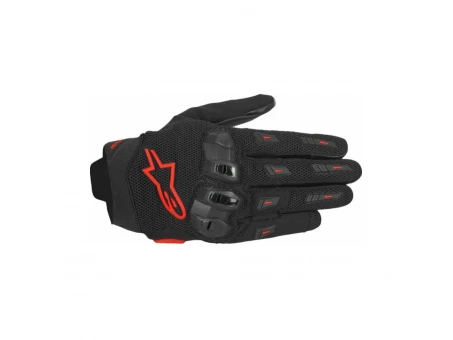 Mănuși moto vară din piele ALPINESTARS SP X 5 AIR - Negru/Rosu fluo | 3560725/1030