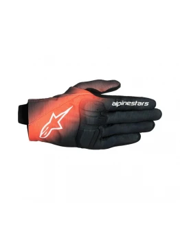 Mănuși moto vară ALPINESTARS REEF V2 - Negru/Rosu fluo/Alb