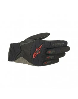 Manusi de piele vara Alpinestars SHORE -Negru,Rosu