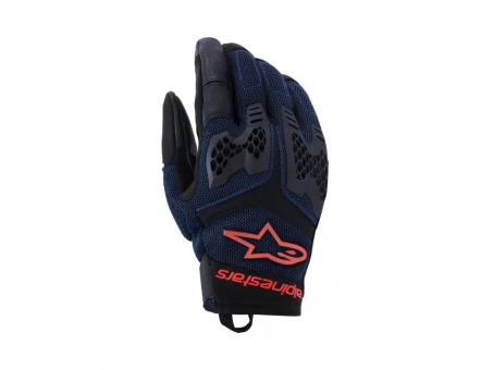 Manusi de vara ALPINESTARS MANTI AIR - Negru/Albastru/Rosu fluo | 3570225/7196
