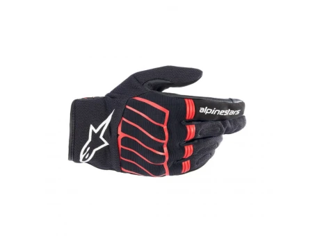 Manusi moto ALPINESTARS MM93 LOSAIL V2 M - Negru/Rosu fluo