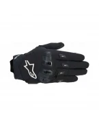 Manusi de piele dama ALPINESTARS SP X 3 - Negru/Alb | 3580525/12