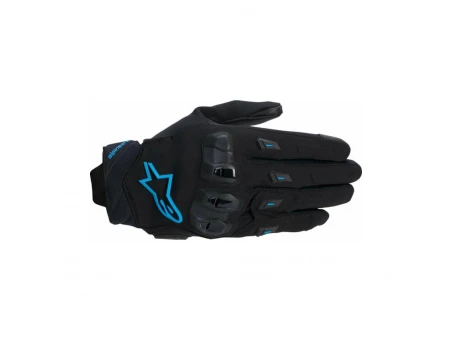 Manusi de piele dama ALPINESTARS SP X 3 - Negru/Albastru | 3580525/1497