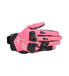 Manusi de piele dama ALPINESTARS SP X 3 - Roz/Negru/Alb	