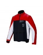 Geacă Cross-Enduro Softshell Alpinestars LITE-DURA - Negru/Rosu/Alb | 3700225/1342