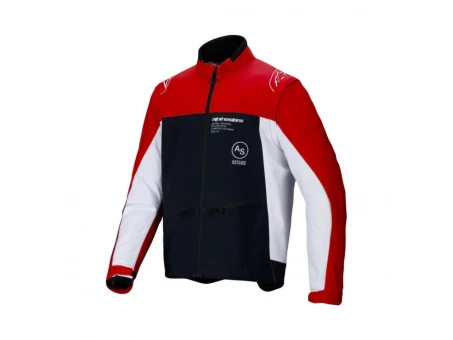 Geacă Cross-Enduro Softshell Alpinestars LITE-DURA - Negru/Rosu/Alb | 3700225/1342