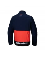 Geacă Cross-Enduro Softshell Alpinestars LITE-DURA - Navy/Portocaliu | 3700225/7162