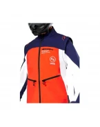 Geacă Cross-Enduro Softshell Alpinestars LITE-DURA - Navy/Portocaliu | 3700225/7162