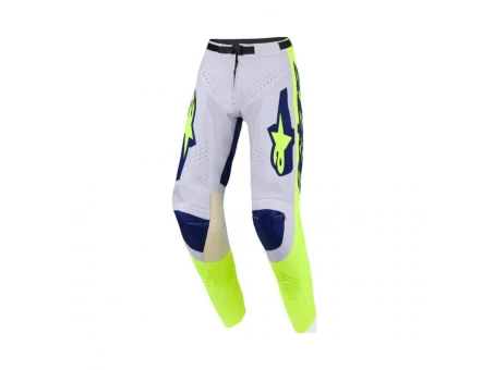 Pantaloni cross-enduro Alpinestars Racer Air Riway 2026 - Gri/Galben fluo/Albastru | 3720226/9570