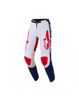 Pantaloni cross-enduro Alpinestars Racer Riway 2026 - Alb/Albastru/Rosu