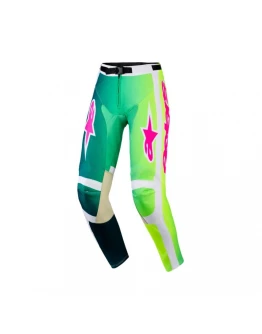 Pantaloni cross-enduro Alpinestars Racer Portl 2026 - Verde/Alb/Negru