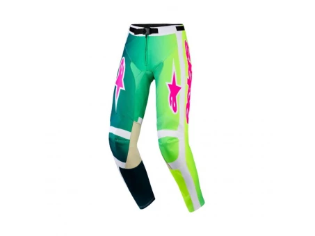 Pantaloni cross-enduro Alpinestars Racer Portl 2026 - Verde/Alb/Negru | 3720426/621