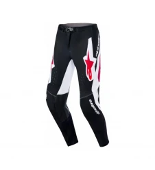 Pantaloni cross-enduro Alpinestars Supertech AFD Vista 2026 - Negru/Rosu/Alb