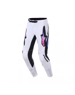 Pantaloni cross-enduro Alpinestars Supertech AFD Vista 2026 - Alb/Mov/Negru
