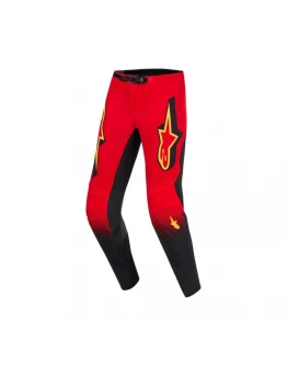 Pantaloni cross-enduro Alpinestars Supertech Scenz 2026 - Rosu/Negru/Galben	