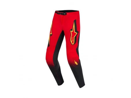 Pantaloni cross-enduro Alpinestars Supertech Scenz 2026 - Rosu/Negru/Galben | 3720726/319