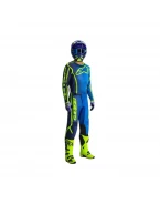 Pantaloni cross-enduro Alpinestars Fluid Apex 2026 - Albastru/Galben Fluo | 3721226/7050