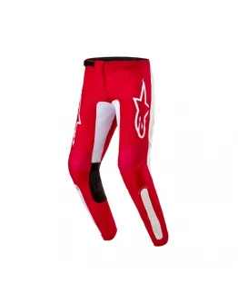 Pantaloni cross-enduro Alpinestars Fluid Lurv - Rosu/Alb