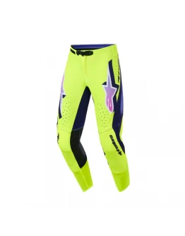 Pantaloni cross-enduro Alpinestars Supertech Vista 2026 - Galben/Mov/Negru	