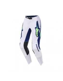 Pantaloni cross-enduro Alpinestars Supertech Vista 2026 - Gri/Galben fluo/Albastru
