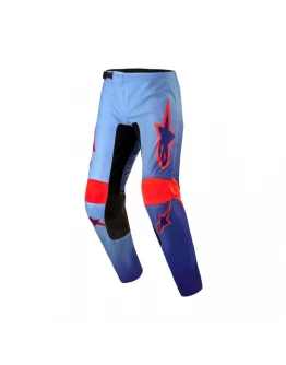 Pantaloni cross-enduro Alpinestars Fluid Lucent - Albastru/Portocaliu