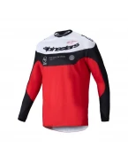 Tricou Cross-Enduro Alpinestars PRO-DURA - Negru/Rosu/Alb | 3760125/1342