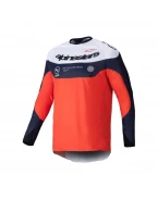 Tricou Cross-Enduro Alpinestars PRO-DURA - Navy/Portocaliu | 3760125/7162