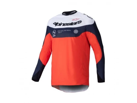 Tricou Cross-Enduro Alpinestars PRO-DURA - Navy/Portocaliu | 3760125/7162