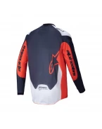 Tricou Cross-Enduro Alpinestars PRO-DURA - Navy/Portocaliu | 3760125/7162