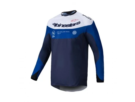 Tricou Cross-Enduro Alpinestars PRO-DURA - Albastru/Alb | 3760125/7174