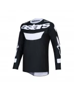 Tricou cross-enduro Alpinestars Racer Air Riway 2026 - Negru/Alb | 3760226/12