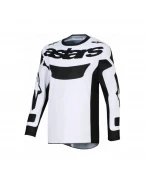 Tricou cross-enduro Alpinestars Racer Riway 2026 - Alb/Negru | 3760326/21