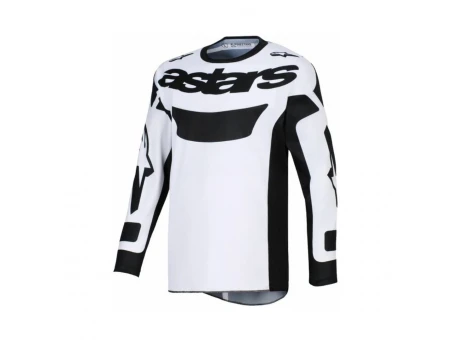 Tricou cross-enduro Alpinestars Racer Riway 2026 - Alb/Negru | 3760326/21