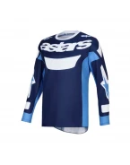 Tricou cross-enduro Alpinestars Racer Riway 2026 - Albastru/Alb | 3760326/7262