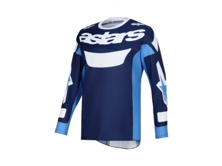 Tricou cross-enduro Alpinestars Racer Riway 2026 - Albastru/Alb | 3760326/7262