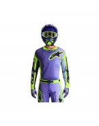 Tricou cross-enduro ALPINESTARS RACER PORTL 2026 - Mov/Galben fluo | 3760426/3175