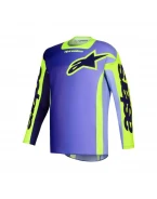 Tricou cross-enduro ALPINESTARS RACER PORTL 2026 - Mov/Galben fluo | 3760426/3175