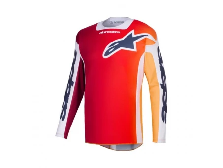 Tricou cross-enduro ALPINESTARS RACER PORTL 2026 - Rosu/Gri | 3760426/3198
