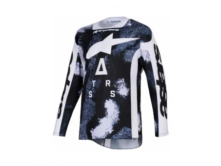 Tricou cross-enduro Alpinestars Racer Lahnd 2026 - Camo/Otel | 3760526/9080