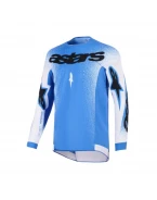 Tricou cross-enduro Alpinestars Supertech Scenz 2026 - Albastru/Alb | 3760726/7262