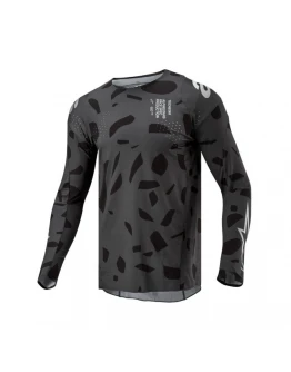 Tricou cross-enduro Alpinestars Techstar Graphite - Negru/Camo