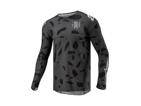 Tricou cross-enduro Alpinestars Techstar Graphite - Negru/Camo | 3760924/990