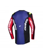 Tricou cross-enduro Alpinestars Fluid Grid 2026 - Rosu/Negru/Mov | 3761126/3176