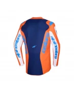 Tricou cross-enduro Alpinestars Fluid Grid 2026 - Portocaliu/Albastru | 3761126/4011