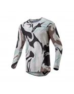 Tricou cross-enduro Alpinestars Racer Tactical - Gri/Negru/Maro | 3761224/804
