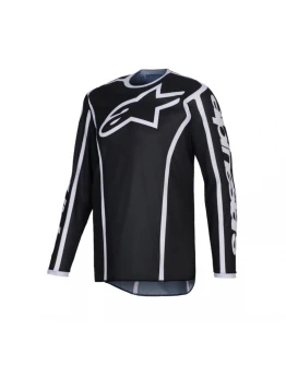 Tricou cross-enduro Alpinestars Fluid Apex 2026 - Negru/Gri