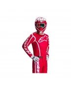 Tricou cross-enduro Alpinestars Fluid Apex 2026 - Rosu/Alb | 3761226/32