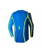 Tricou cross-enduro Alpinestars Fluid Apex 2026 - Albastru/Galben Fluo | 3761226/7050
