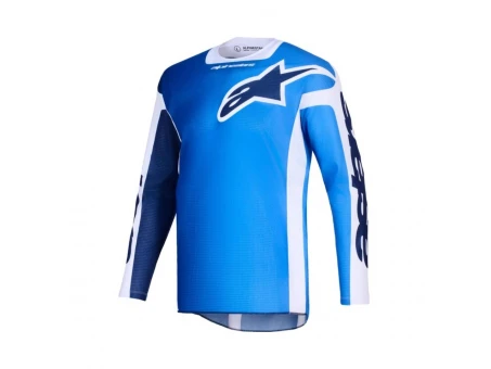 Tricou cross-enduro Alpinestars Racer Air Portl 2026 - Albastru/Alb | 3761626/7262